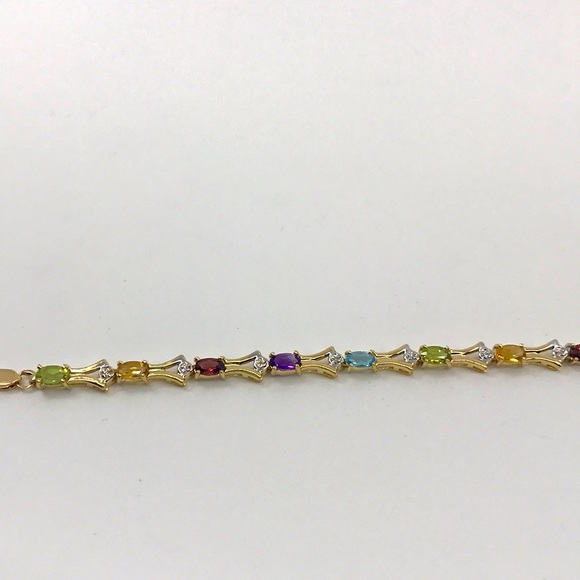 Gem & Diamond Bracelet - Picture 5 of 9